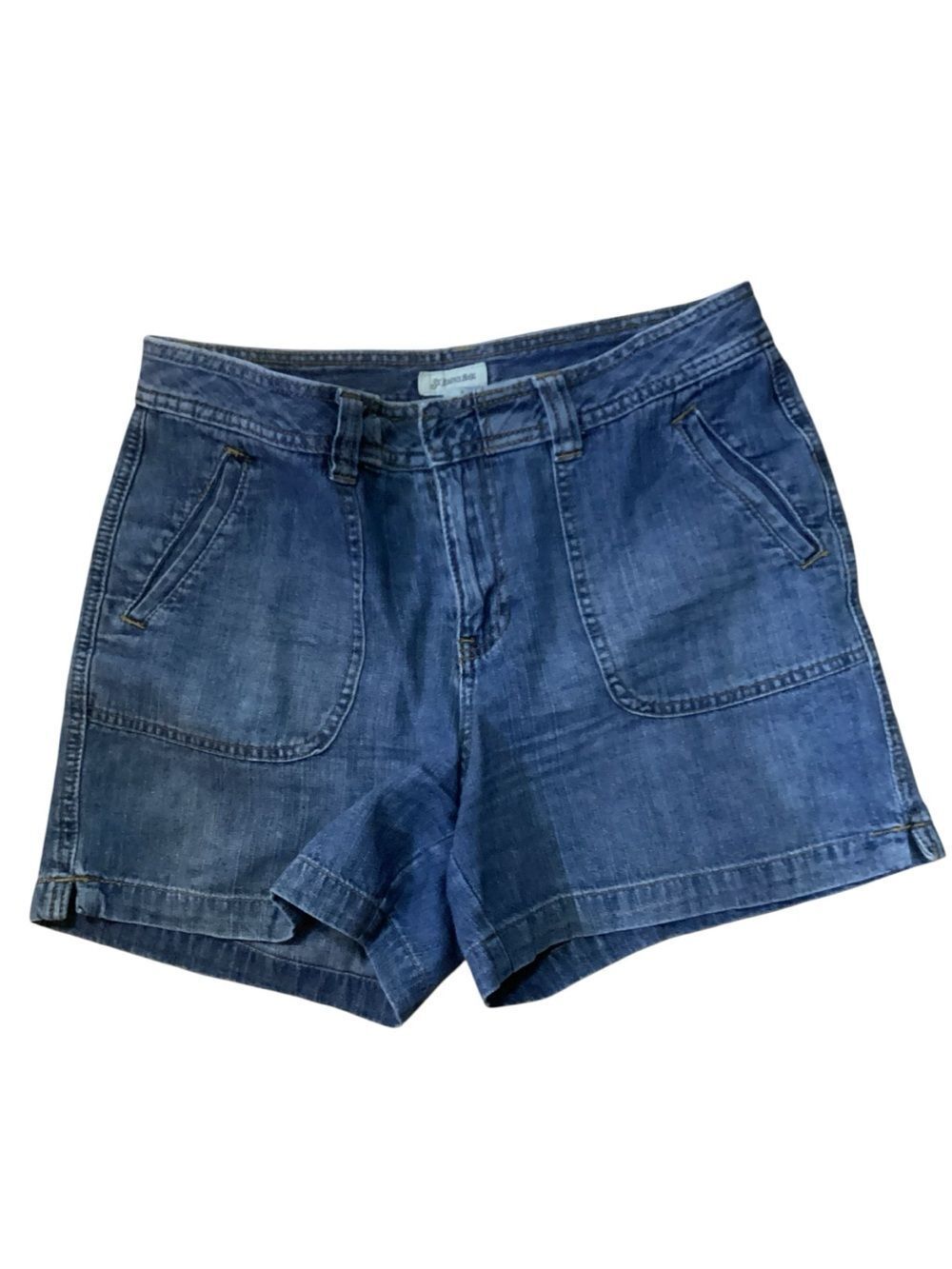 Vintage 90s St John’s Bay Denim Blue Jean CargoShorts 8